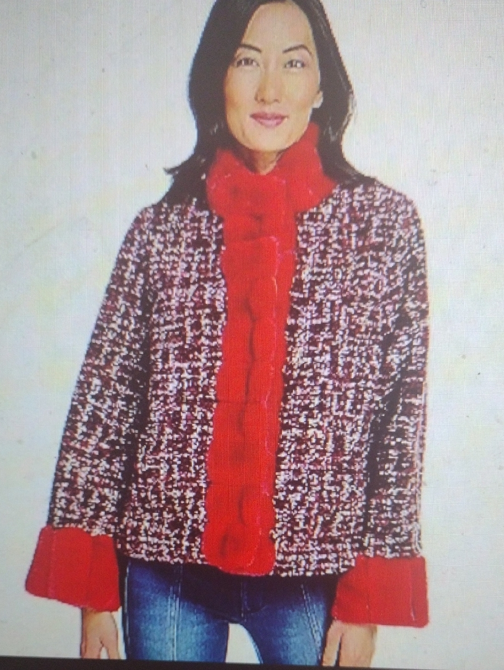 Light Weight Tweed Jacket Size XL by MOD/X  New Without Tags .